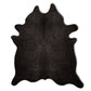 72" x 84" Black Cowhide - Rug