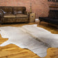 72" x 84" Natural and Light Gray Cowhide Area Rug