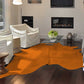 72" x 84" Orange Cowhide - Rug