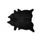 60" x 84" Black Cowhide - Area Rug