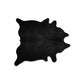 60" x 84" Black Cowhide - Area Rug