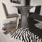 5' x 7' Zebra Stripe Black and White Natural Cowhide Area Rug