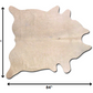 72" x 84" Natural Cowhide Area Rug