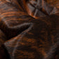 60" x 84" Dark Brindle Cowhide Rug
