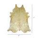 6 Ft Gold Devore Brindled Cowhide Rug