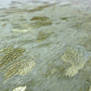 6 Ft Gold Devore Brindled Cowhide Rug