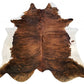 6.5 Ft Classic Brindled Cowhide Rug
