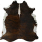 6.5 Ft Classic Brindled Cowhide Rug
