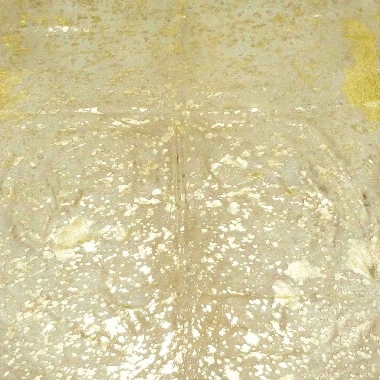 6.5 Ft Gold Devore Brindled Cowhide Rug