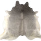 6.5' Grey Brazilian Natural Cowhide Area Rug
