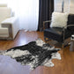 0.8" x 60" x 51" Acrylic Plush Polyester Salt Pepper Rug